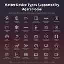 Aqara Smart Home Hub M3 for Advanced Automation, Matter Controller, Thread Border Router, Features Zigbee, Bluetooth, Wi-Fi, PoE, IR, Supports Apple HomeKit, Alexa, SmartThings, Home Assistant, IFTTT
