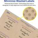 Avery Kraft Brown Square Labels with Sure Feed Technology, 2" x 2", Print to The Edge, Laser/Inkjet Printable Labels, 300 Total (22846)