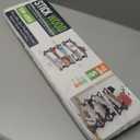 5-Tier Wooden Shoe Rack, Modern Black 25.2 in (64 cm) Height