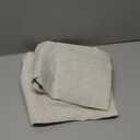 BTTN Extra Long Shower Curtain - 72x90 Striped Boho Linen Fabric Heavy Duty Shower Curtain Set with 12 Plastic Hook, Bohemian Farmhouse Luxury Tassel Cloth Shower Curtain for Bathroom, Cream/Beige