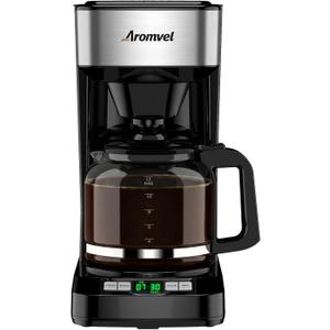 12 Cup Coffee Maker with LED Display, Drip Coffee Machine