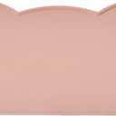 Cat Food Mat, Silicone Pet Feeding Mat for Floor Non-Slip Waterproof Dog Water Bowl Tray Cushion (17" x 10", Tea Rose)