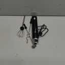 Maestri House Rechargeable Milk Frother with 3 Heads, LunaFro AS Handheld Electric Foam Maker Waterproof Detachable Stainless Steel Whisk Drink Mixer Foamer with Stand for Lattes, Cappuccino, Egg (Black)