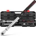VANPO Digital Torque Wrench 1/2 Inch Drive, 12.5-250.8 ft-lb for Automotive | Electronic Torque Wrench with LCD Display, Audible & Vibration Alert, for Wheel Lug Nuts, Brake & Suspension, 2% Accuracy
