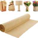 VEVOR Burlap Fabric Roll, 40 x 75 ft High Density Natural Jute Fiber Material for Outdoor Plant Care, Tree Wrap Roll, Decor, DIY Crafts, Wedding, Garden Weed Barrier, Plants & Trees Winter Covering