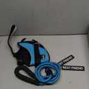 Haapaw Essential Dog Harness, No Pull Pet Vest with 3 Leash Clips, No Choke, Reflective, Adjustable and Padded, for Easy Walking and Training for Medium Dogs(M, Blue)