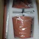 RGB Cordless Table Lamp, 3 Colors & RGB 8 Modes, Dimmable Touch Lamp 5200mAh Rechargeable Battery Desk Lamp, IP54 Battery Operated Lamp for Bedroom/Restaurant/Camping/Bars (Rusty Red)