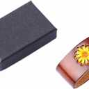 9 x 1.5 "(38mm-40mm) Belt Loop Keeper Leather Loop Keeper Men Belt Buckle Accessories Hand Made Leather (Brown)