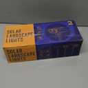 Kyosho Solar Color Spot Lights Outdoor, 9 Lighting Modes Halloween Christmas Lights, 38 LEDs Color Changing Waterproof RGBW Multicolor Tree Pool Solar Spotlight, 2 Pack