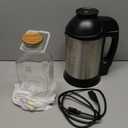 Almond Cow Nut Milk Maker Essentials Bundle - Includes Plant-Based Milk Maker, 60 fl oz Glass Pitcher with Lid & Spout, and 13 Cleaning Brush - DIY Nut Milk, Perfect Accessories for Homemade Nut Milk