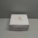 U-QE 60PCS Pink Plastic Plates - Heavy Duty Beaded Pink Disposable Plates for Party, Baby Shower, Wedding, Birthday - Serving 30 Guests Include 30PCS 10inch Dinner Plate & 30PCS 7inch Dessert Plate