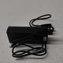 EVAPLUS 54.6V Electric Bike Charger for 48V Lithium Battery Input Voltage AC120V(DC5.5-2.5/2.1MM Jack Connector)&(3-Prong Inline Connector)&(3pin XLR Plug) (All black 5.5mm 1-Prong DC Plug)