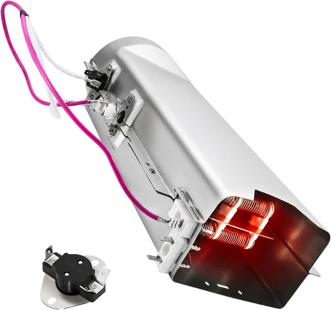 Dryer Heating Element Kit Fit for L.G Dryer DLE5955W DLE2301R DLEX3370W DLEX3470V DLE1501W DLEX3070W DLE5977S DLE5977B DLE5955G DLE4970W DLEX3360W DLE2140W DLE0442W DLEX8100V DLEX8000W DLE5001W