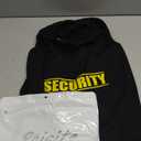 Discover Cozy Cotton Canine Wear: Soft, Lightweight, and Breathable Dog Shirt Vest with Eye-Catching Graphics(Security), Keeping Your Furry Friend Warm and Comfy! Black 3XL (3XL-(38~55lb) | Chest(~30"))