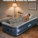 iDOO Twin XL Air Mattress Built in Pump, Upgraded Inflatable Blow up Mattress, 2-Min Twin Size Air Mattress for Home Guest, 80'' Extra Long Air Bed with Carry Bag, Colchon Inflable