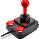 SPEEDLINK SL-650212-BKRD Competition PRO EXTRA USB Joystick - Anniversary Edition, Retro-Arcade-Stick, schwarz-rot