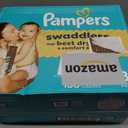 Pampers Swaddlers Diapers, Size 3 (13-26 lbs), 136 Count, Absorbent, Keeps Baby Dry and Comfortable, Skin Safe Disposable Baby Diaper