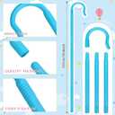 Shepherd Staff and Bow Tie Hook Canes with Bowtie for Women Halloween Party Cosplay