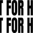 Pack of 2 Not for Hire Decals | Multiple Sizes and Colors | 6 Year Outdoor Vinyl | Transfer Application (15-Inch by 3.75-Inch, Black)