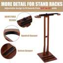 Surfboard Stand Racks, Sturdy Surfboard Racks Standing with Floor-Standing Design,Stand Shortboard and Longboard Organizer, Beech Wood, 1PCS