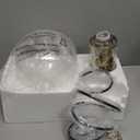 Pendant Lights Kitchen Island, 7.5" Farmhouse Pendant Lighting with Clear Seeded Glass Shade, Vintage Hanging Light Fixtures for Dining Room, Brushed Gold, AD-22151-1P-GD