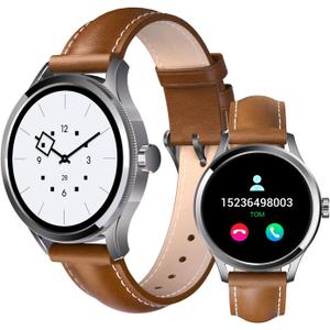 Smart Watch for Women Men(Answer/Make Calls), 1.27" HD Touch Screen Fitness Watch with Sleep Heart Rate Monitor, 120+ Sports Modes, IP68 Waterproof Activity Trackers Compatible with Android iOS