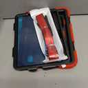 SEYMAC stock Case for iPad mini 7 (A17 Pro) 2024/ Mini 6 8.3'' with Screen Protector Pencil Holder [360 Rotating Hand Strap] &Stand, Drop-Proof Case for iPad mini 7th/6th Generation 8.3", Black+Red