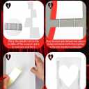Soulchen 6 ft Large Casino Theme Party Decoration Poker PVC Cardboard Backdrop King of Hearts Stand up Sign, Casino Photo Props Las Vegas Game Night Birthday Party Decoration, Playing Cards Themed