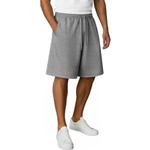 August Alley Men's Sweat Shorts Baggy Knee Length Wide Leg Athletic Drawstring Casual Lightweight 10" Shorts Pockets Summer (X-Large)