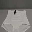 Tummy Control Shapewear Panties for Women High Waist Cincher Shaping Underwear Body Shaper Panty Girdle (X-Large, A# Cross White)