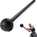 Yes4All Steel Mace Bell for Strength Training - Support Full Body, Muscles, Shoulder, Grips & Forearms Workouts to Rehabilitation, Stretching 5, 7, 10, 15, 20, 25, 30lb For Woman & Man (E. Black 20lbs)