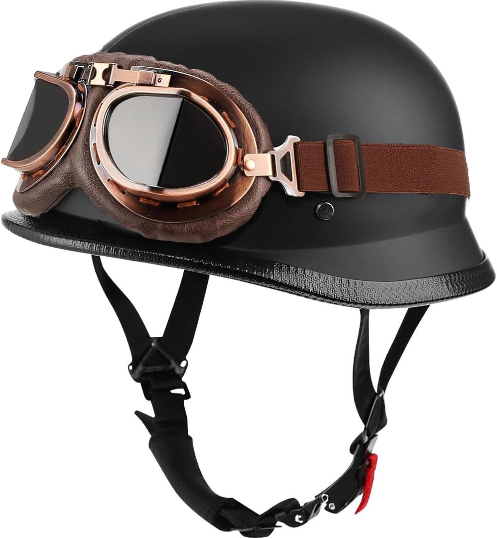 Half Motorcycle Helmet Halfs Shell Helmet German Style Motorcycles Helmets XXL