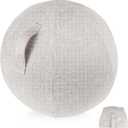 Yoga Ball Covers - Balance & Stability Ball Projector for Office & Home Gym - 55cm (Beige)