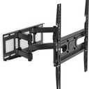 WALI Full Motion TV Wall Mount for 3270 Inch TVs  Dual Articulating Mount with Swivel, Tilt & Extension | VESA up to 400x400mm | Fits 12/16" Wood Studs | Holds Up to 88 lbs (Black)