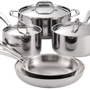 Tramontina Signature Tri-Ply Clad Stainless Steel 8-Pc Pots and Pans Set