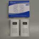 2 Pack Combination Gas & Carbon Monoxide Detectors - Plug in CO Alarm & Natural Gas Detector with Digital Display, CO Detector & Combustible Gas Detector for Home, Easy to Read