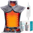 Heating Pad for Back Pain Relief, 24"x33" Weighted Heating Pad for Neck and Shoulder, Neck Heating Pad Fast-Heating with 6 Settings, Auto Shut-Off Full Body Heating Pad, Gifts for Women-Washable