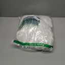 Anmao Non-See-Through Off White Privacy Semi Sheer Curtains for Living Room 72 Inch Length 2 Panels Set, Light Filtering That Let Light in Rod Pocket Window Drapes for Bedroom, 52W x 72L, Ivory White