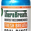 TheraBreath Dentist Recommended Fresh Breath Oral Rinse - Icy Mint Flavor, 16 Fl Oz (Pack of 1)
