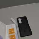 BERFY for Samsung Galaxy Z Fold 7 Case with Privacy Screen Protector, [Compatible with MagSafe][Anti Spy] Builtin Hidden Kickstand, FullBody Shockproof Slim Phone Case for Z Fold 7, Black Stylus