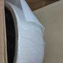 Upholstered Dining Chairs with Casters, Modern Barrel Side Armchair with Rollers for Dining Room, Bedroom, Kitchen, Reading Room, Linen, Assembly Required), Set Of 1