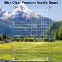 Acrylic Magnetic Chore Chart for Kids Teens Adult Family, Clear Dry Erase Acrylic Chore Chart for Fridge, Responsibility Reward Chore Board for Refrigerator Daily/Weekly to Do List White Board 2 Pcs