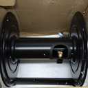 DRKSBesto Pressure Washer Hose Reel 3/8" x 350FT, Hand Crank Power Washer Hose Reel with M22 Fitting, 5000 PSI Heavy Duty Hose Reel for Water, High Pressure Washer Reel with Trailer/Wall/Van Mount