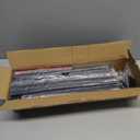 Closet Rod, 17 to 110 Inch Adjustable Closet Rod for Rugged Durability,1.3 Inch Diameter Heavy Duty Closet Rods for Hanging Clothes,Premium Metal Black Closet Poles for Wardrobes