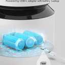 PETLIBRO Automatic Cat Food Dispenser for 2 Pets 5L Auto Dog Feeder Dry Food Dispenser with Splitter & 2 Stainless Bowls, 10s Meal Call and Timer Setting 50 Portions 6 Meals Per Day, Dual Tray Feeder