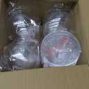 12Pack 80mm Clear Christmas Ball Ornaments, 3.14IN Fillable DIY Craft Plastic Balls Transparent Xmas Decor Balls - Fillable Bauble Ball Ornaments for Holiday Wedding Party Dcor