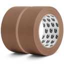 Bates- Gaffers Tape 2 Inch x 23 Yards, 2 Pack, Brown Gaffer Tape 2 Inch, Polyethylene-Coated Cloth, Non-Reflective, No Residue