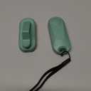 [Case-Friendly] Page Turner for Kindle Paperwhite Oasis Kobo eReaders, Camera Camcorder Remote Controls, Page Turner Clicker for ipad Tablets Reading Novels with Wrist Strap Storage Bag Green