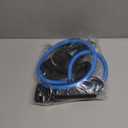 Resistance Bands with Handles, Single Resistance Bands, Exercise Bands with Handles, for Resistance Training, Physical Therapy, Home Workouts, Fitness, Pilates (blue-40lbs)