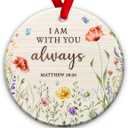 2 x SOL VIBES Memorial Christian Bible Verse Ornament 2025  Memory Ornament for Christmas Tree, Passing Away Christmas Decor  Sympathy Bereavement Gifts for Loss of Father, Mom, Son